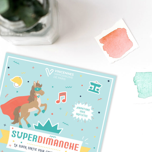 Graphisme - Print - Famille et enfants - Festival - Super Dimanche