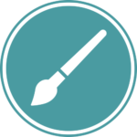 Icône - Page Accueil - Création graphique | Graphiste Webdesigner Freelance spécialisé Jeunesse