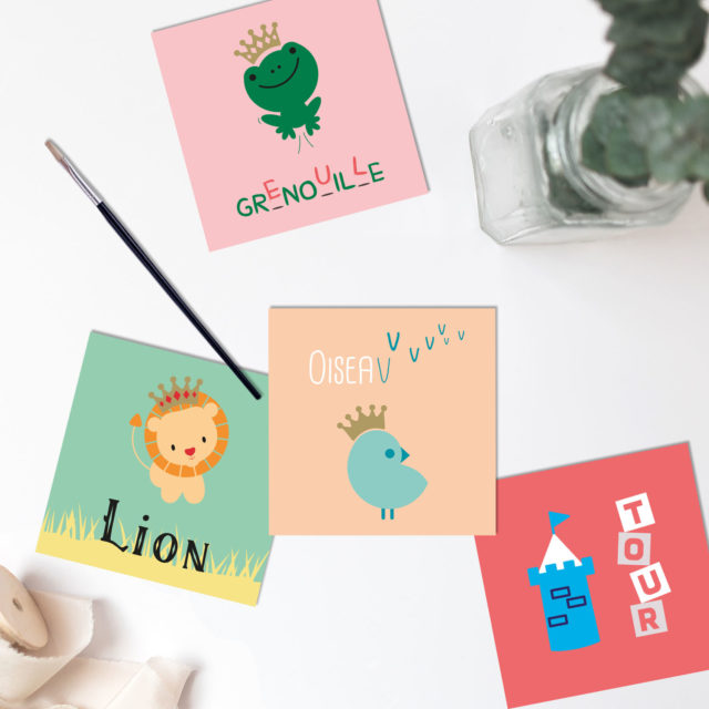Print - Graphisme - Imagier - Maman et bébé - MAM Baby