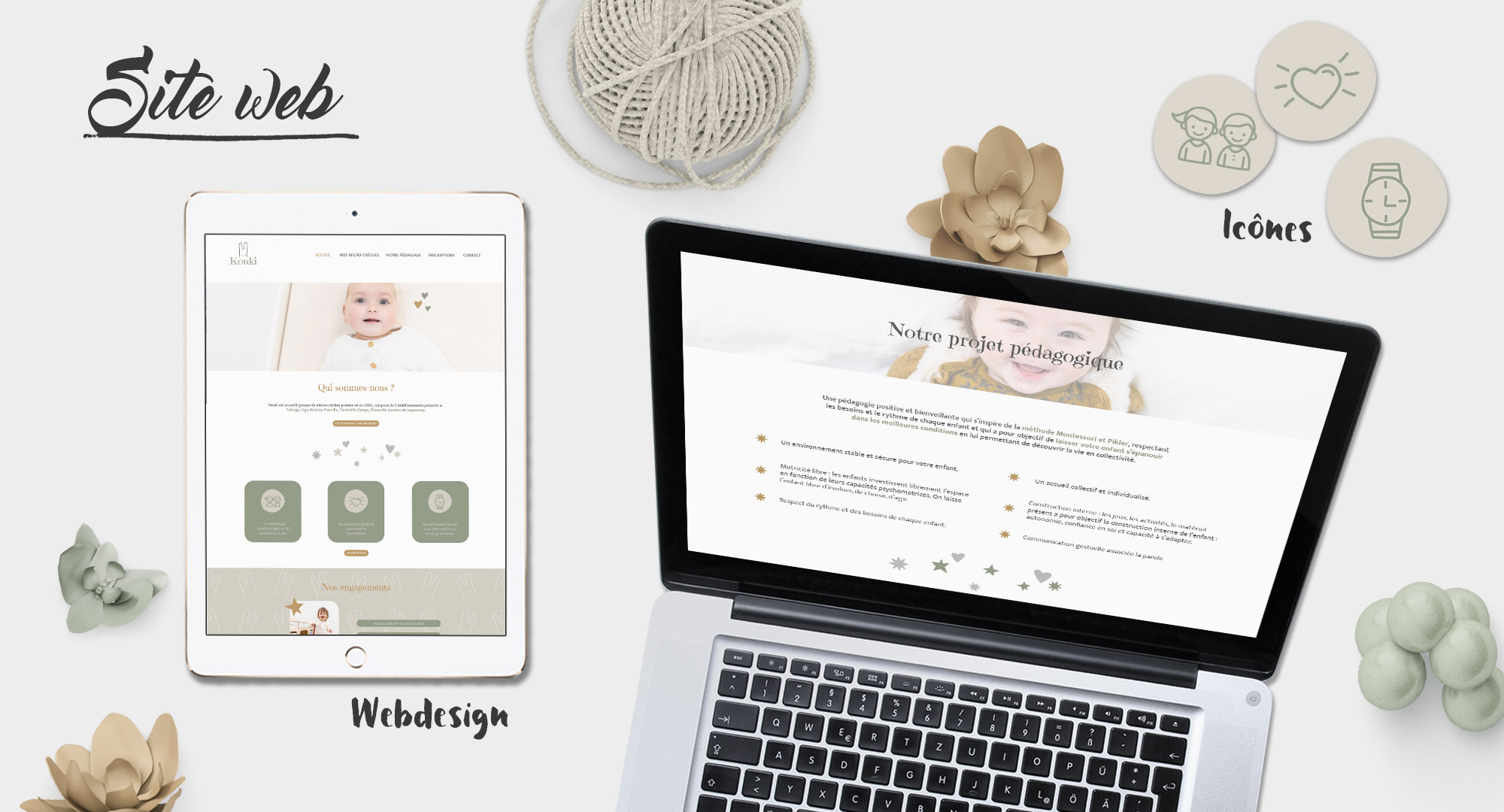 Webdesign - Design application - Enfants - Monster Messenger